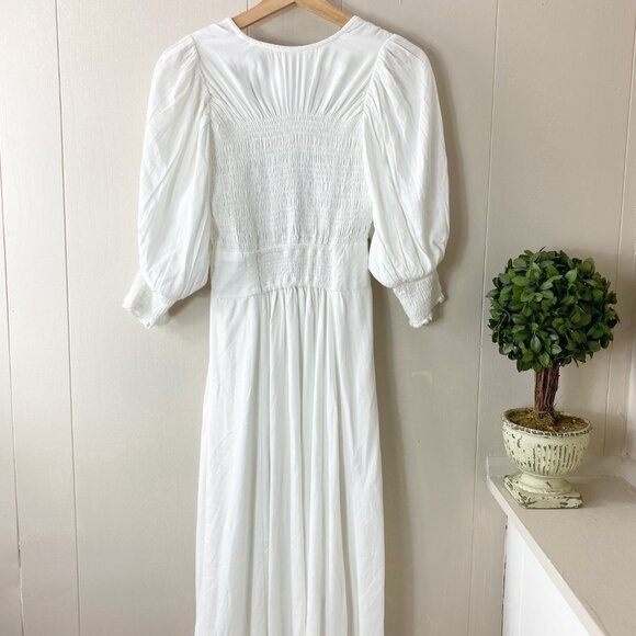 NWT Free People White Maxi Dress Size X-Small - Picture 13 of 14